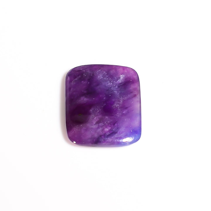 sugilite radiant shape cabochon loose gemstone
