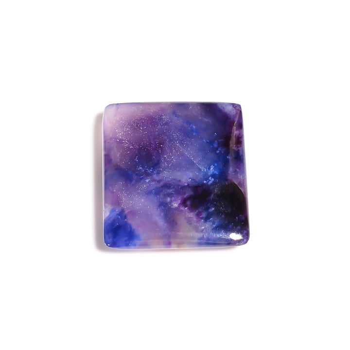sugilite radiant shape cabochon loose gemstone