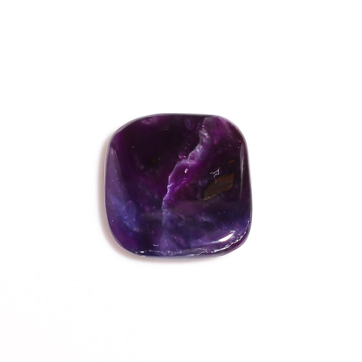 sugilite radiant shape cabochon loose gemstone
