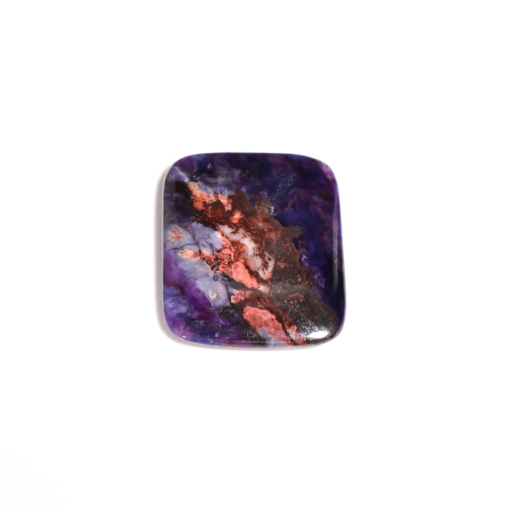 sugilite radiant shape cabochon loose gemstone