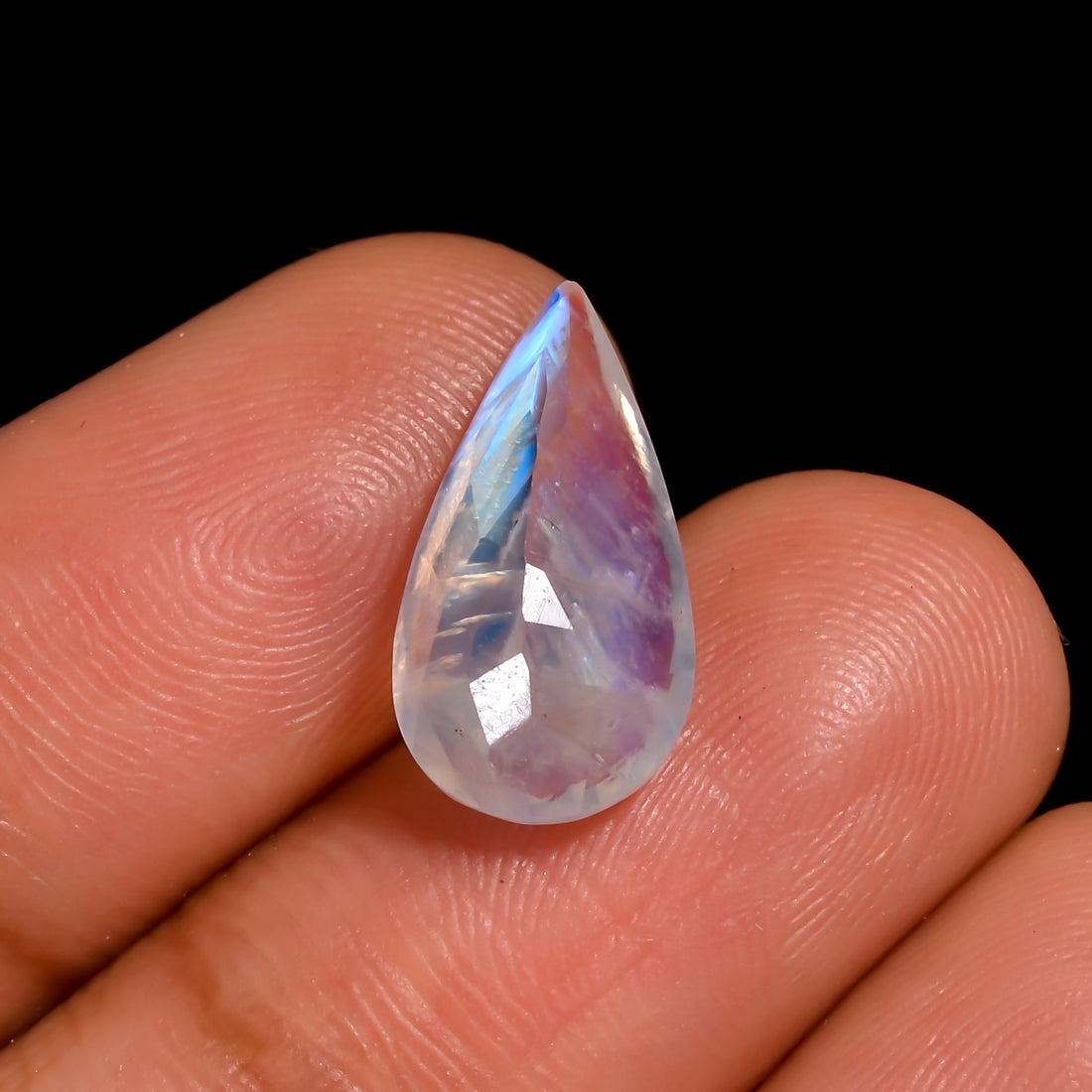 oceans whisper moonstone pear shape cut stone loose gemstone