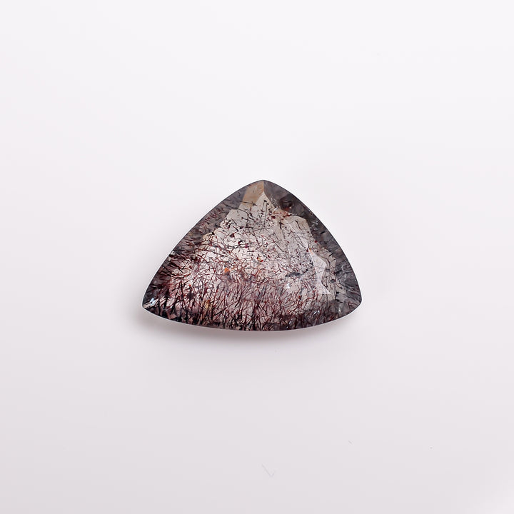 elestial hematite quartz fancy shape cut stone loose gemstone