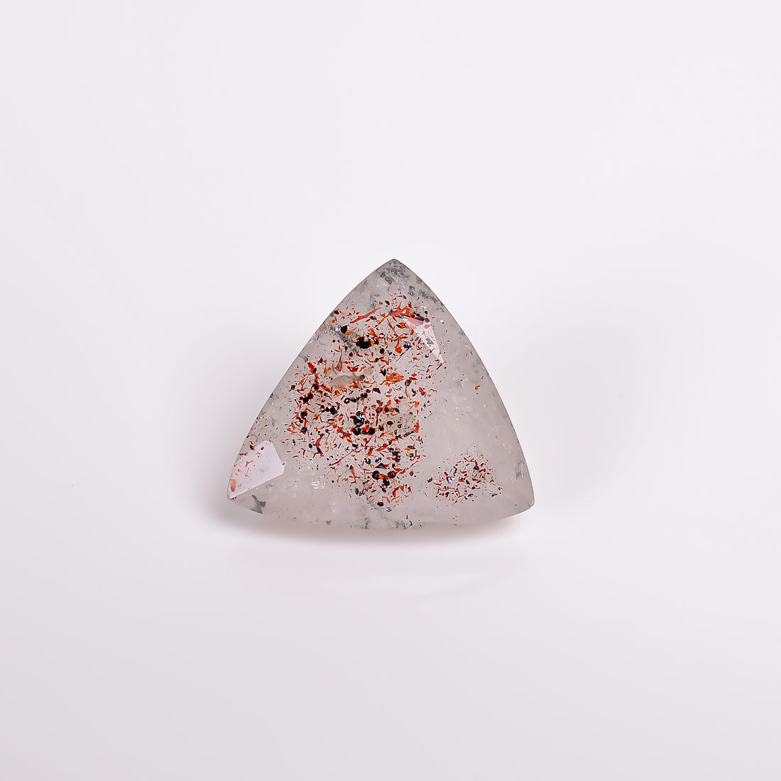 elestial quartz trillion shape cut stone loose gemstone