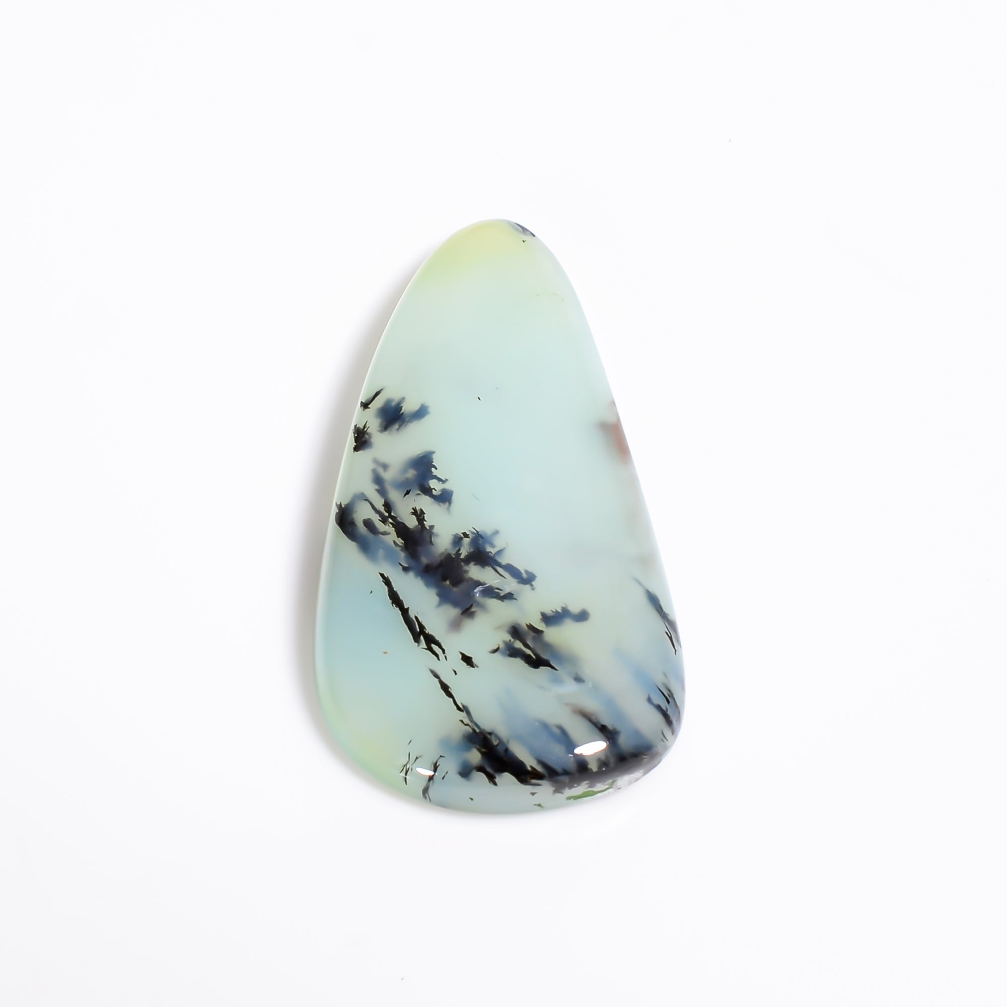Peruvian Opal Fancy Shape Cabochon Loose Gemstone For Making Jewelry 16.5 Ct. 32X17X5 mm Y-9015