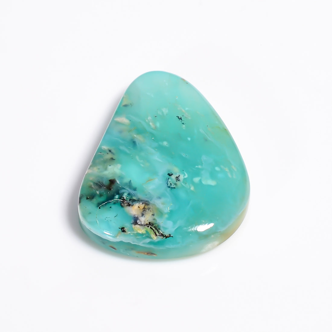 Peruvian Opal Fancy Shape Cabochon Loose Gemstone For Making Jewelry 32.5 Ct. 30X22X7 mm Y-9016