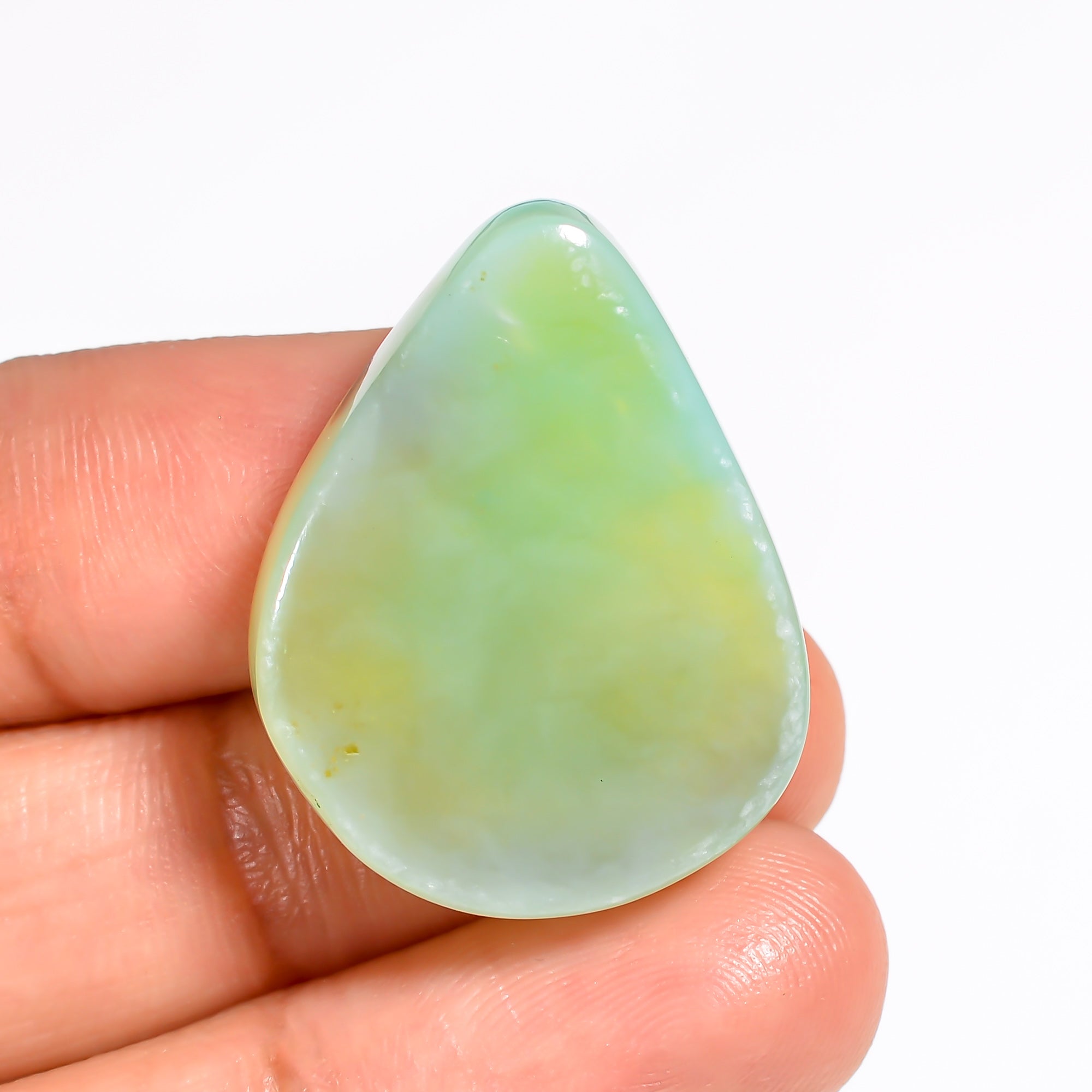 Peruvian Opal Fancy Shape Cabochon Loose Gemstone For Making Jewelry 28 Ct. 27X21X7 mm Y-9019