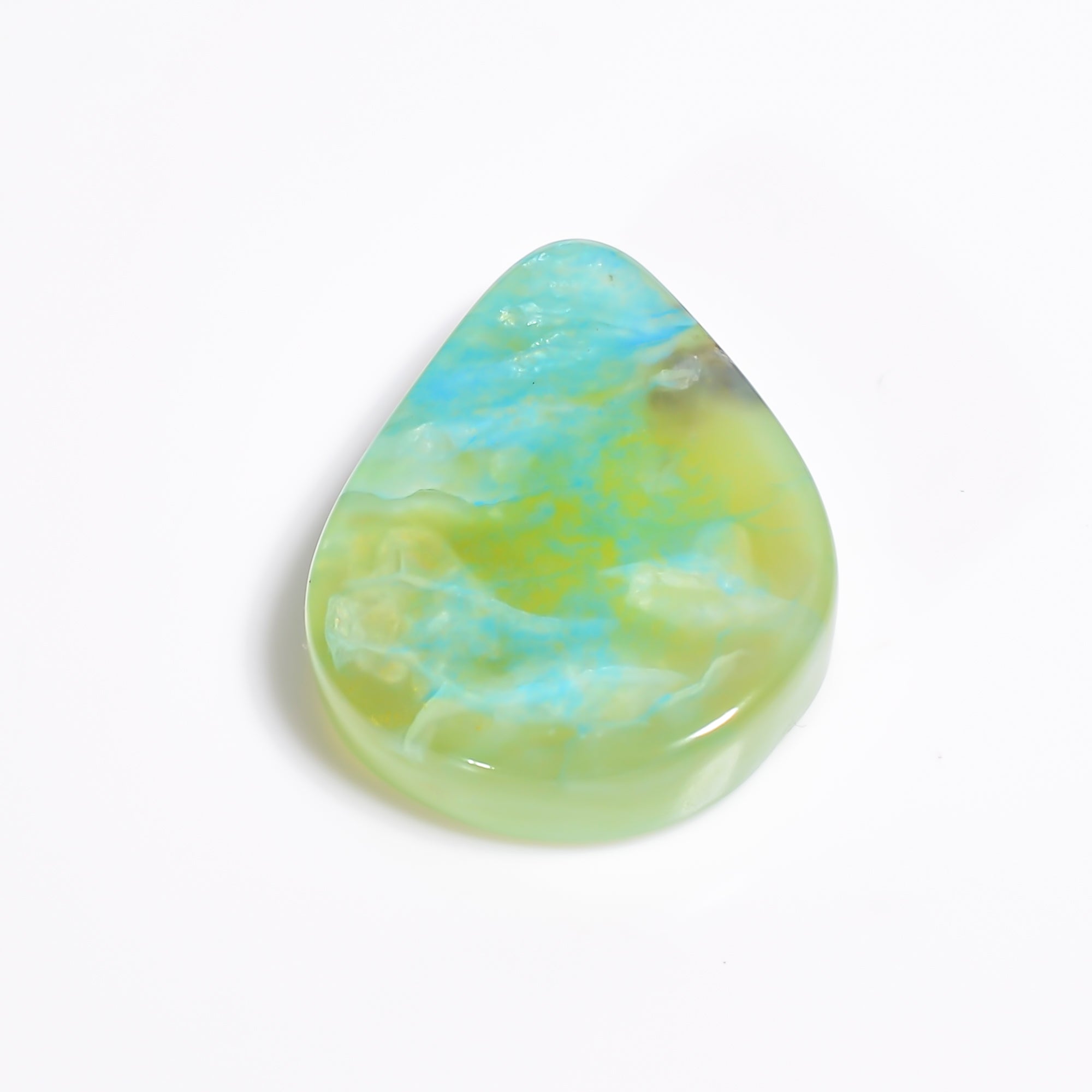 Peruvian Opal Fancy Shape Cabochon Loose Gemstone For Making Jewelry 28 Ct. 27X21X7 mm Y-9019