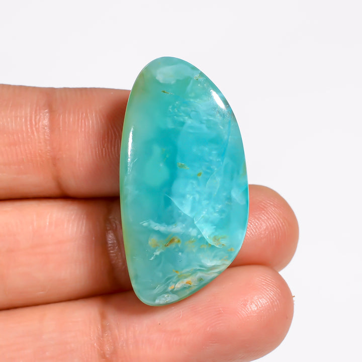 Peruvian Opal Fancy Shape Cabochon Loose Gemstone For Making Jewelry 25 Ct. 31X15X7 mm Y-9027