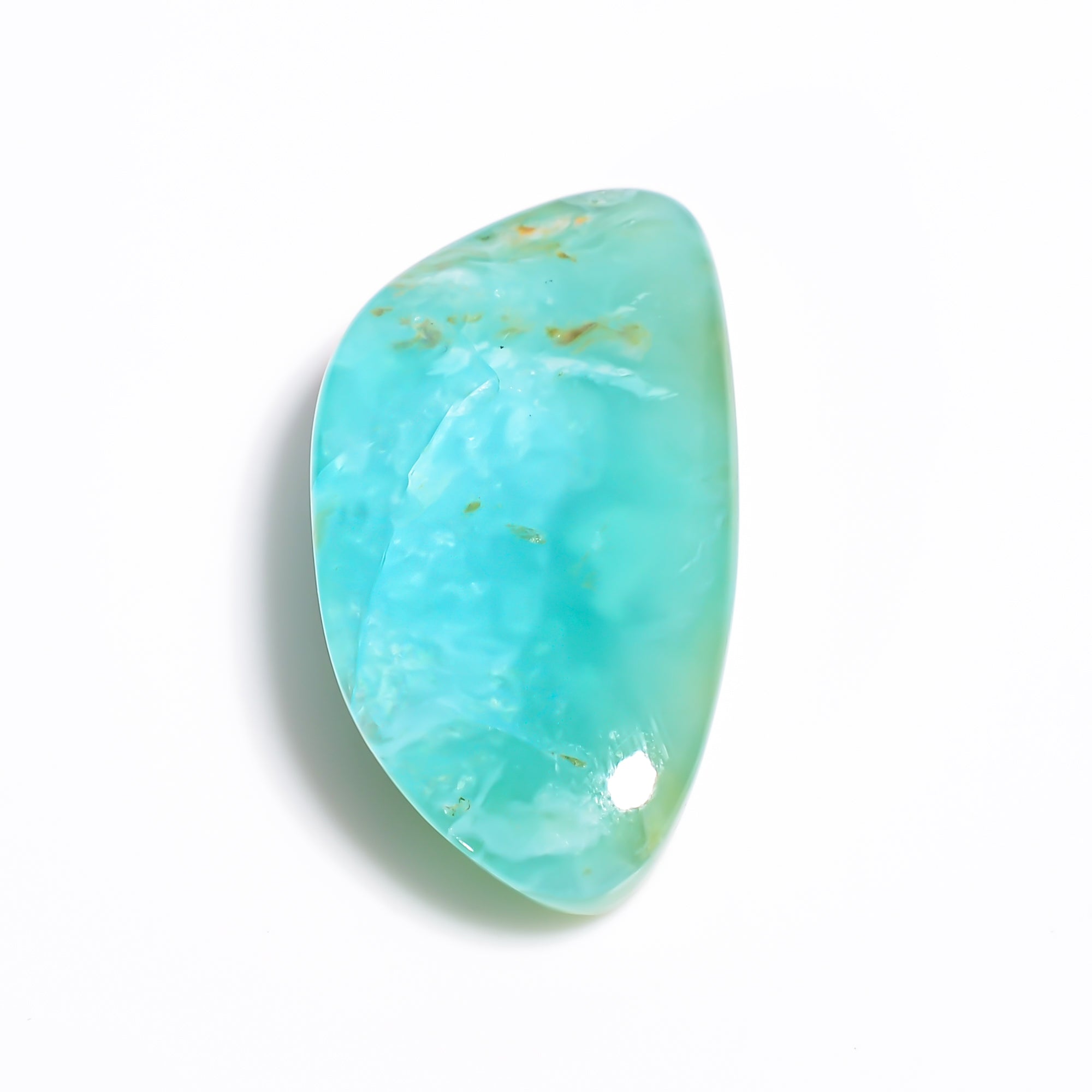 Peruvian Opal Fancy Shape Cabochon Loose Gemstone For Making Jewelry 25 Ct. 31X15X7 mm Y-9027