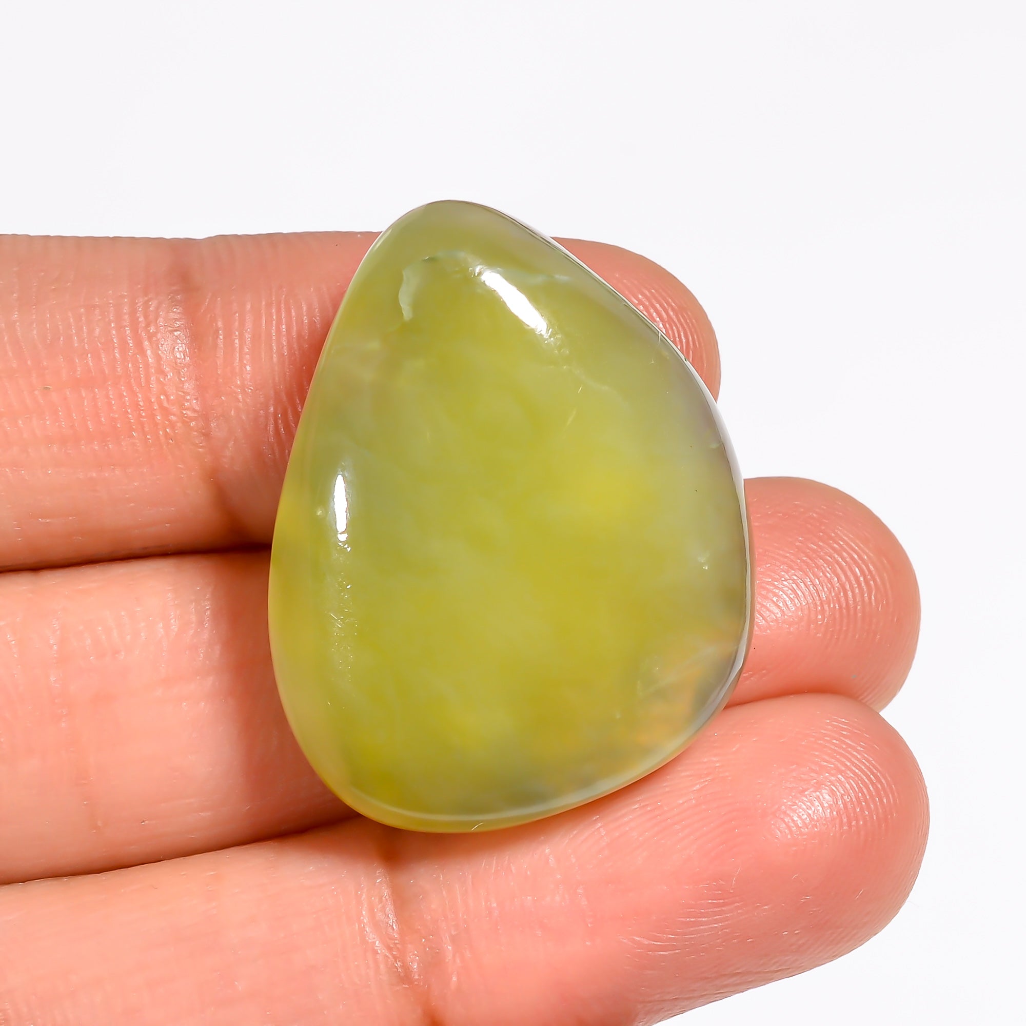 Peruvian Opal Fancy Shape Cabochon Loose Gemstone For Making Jewelry 30.5 Ct. 27X21X8 mm Y-9028