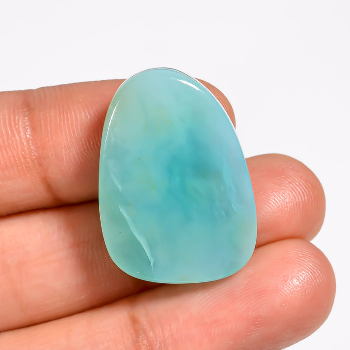 Peruvian Opal Fancy Shape Cabochon Loose Gemstone For Making Jewelry 18 Ct. 25X18X5 mm Y-9029