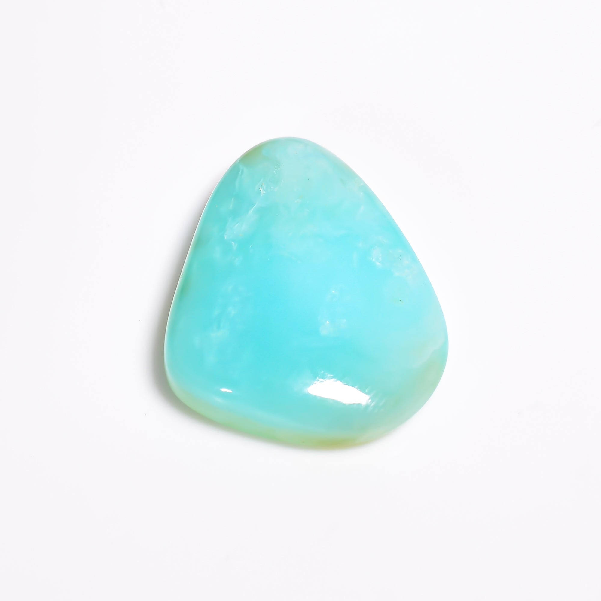 Peruvian Opal Fancy Shape Cabochon Loose Gemstone For Making Jewelry 22.5 Ct. 27X21X6 mm Y-9030