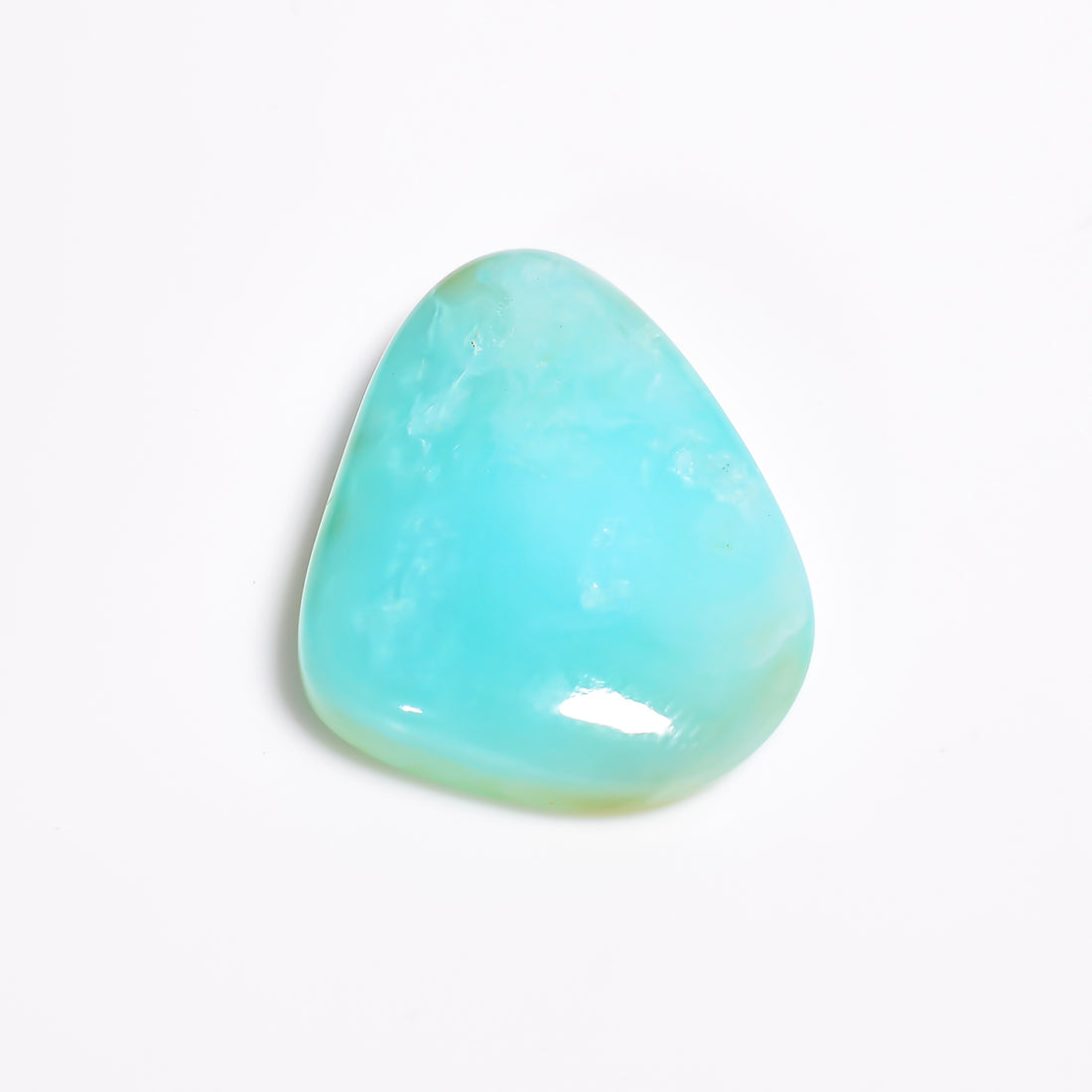 Peruvian Opal Fancy Shape Cabochon Loose Gemstone For Making Jewelry 22.5 Ct. 27X21X6 mm Y-9030