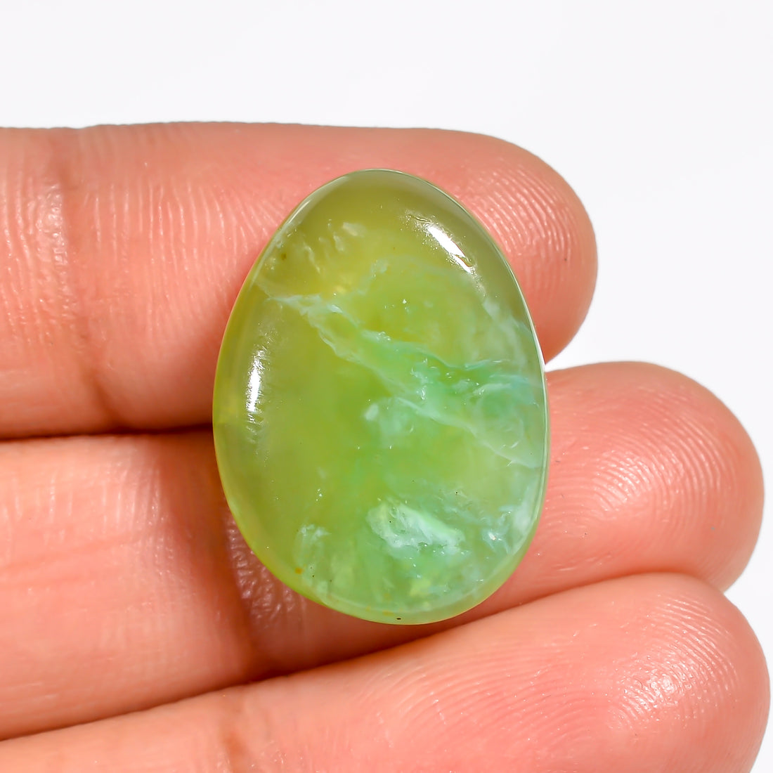 Peruvian Opal Fancy Shape Cabochon Loose Gemstone For Making Jewelry 12.5 Ct. 20X15X6 mm Y-9031