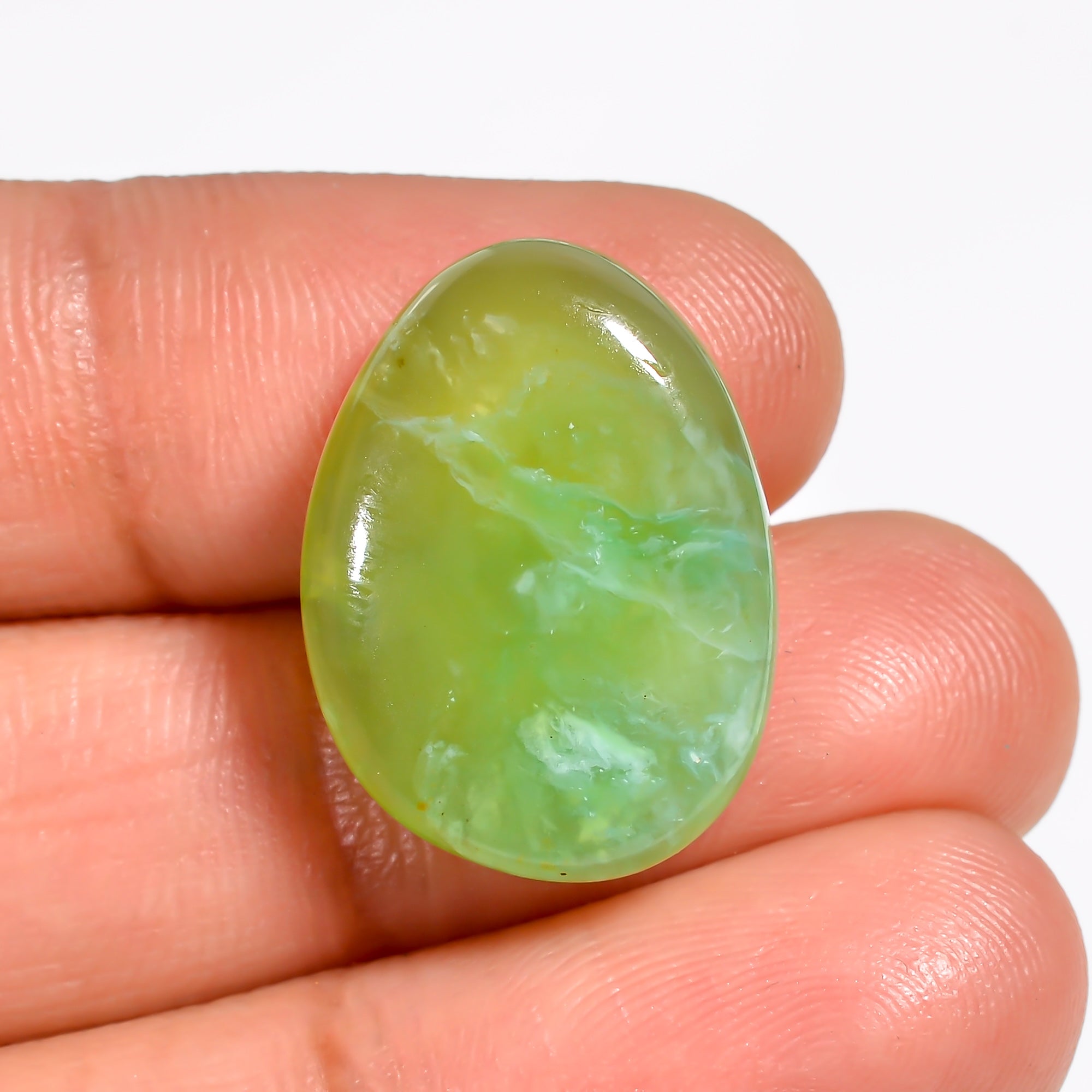 Peruvian Opal Fancy Shape Cabochon Loose Gemstone For Making Jewelry 12.5 Ct. 20X15X6 mm Y-9031