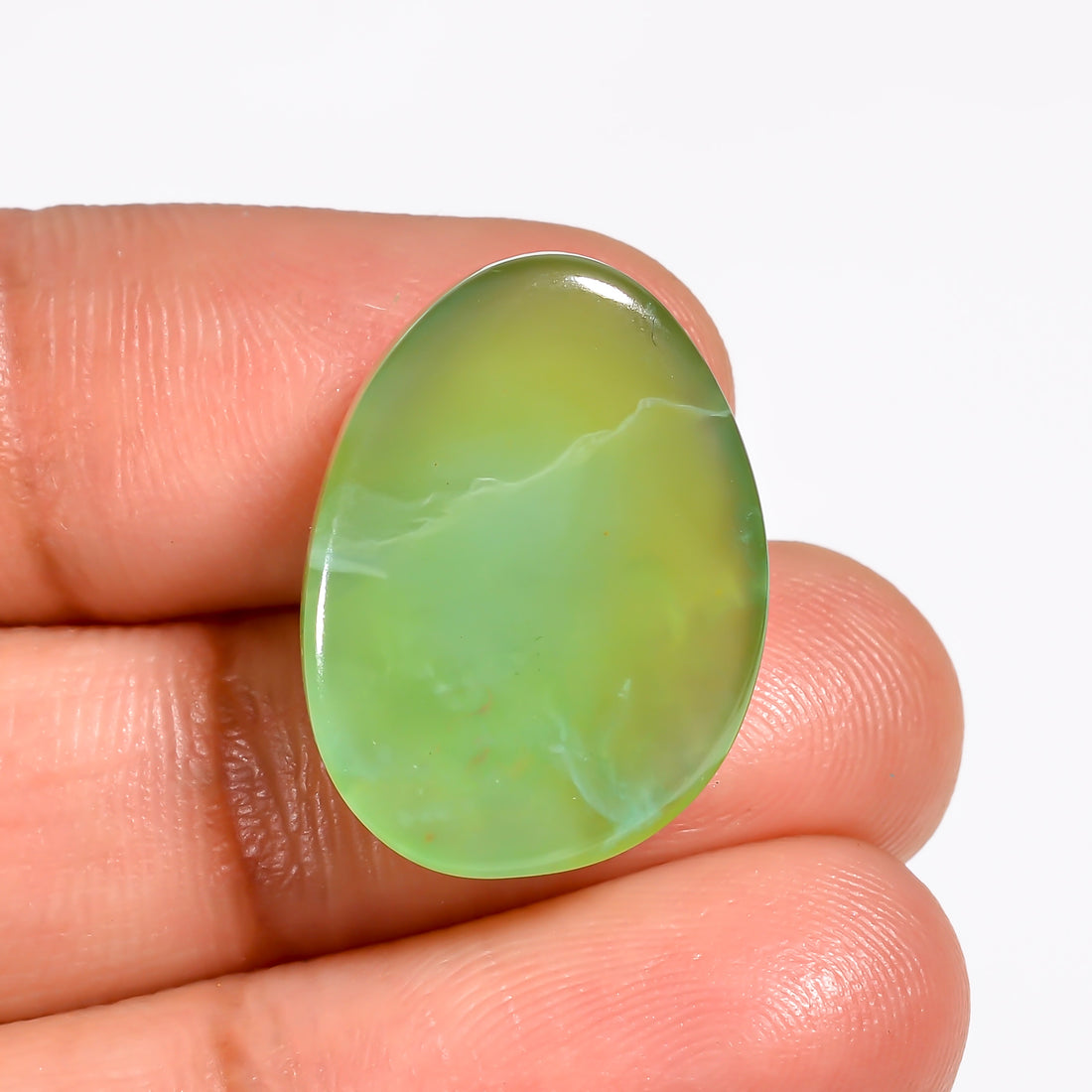Peruvian Opal Fancy Shape Cabochon Loose Gemstone For Making Jewelry 12.5 Ct. 20X15X6 mm Y-9031