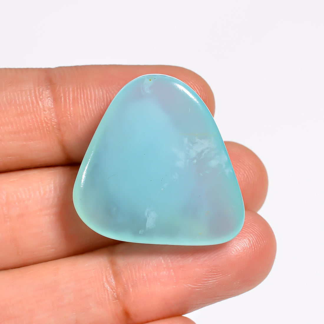 Peruvian Opal Fancy Shape Cabochon Loose Gemstone For Making Jewelry 29 Ct. 26X23X8 mm Y-9032