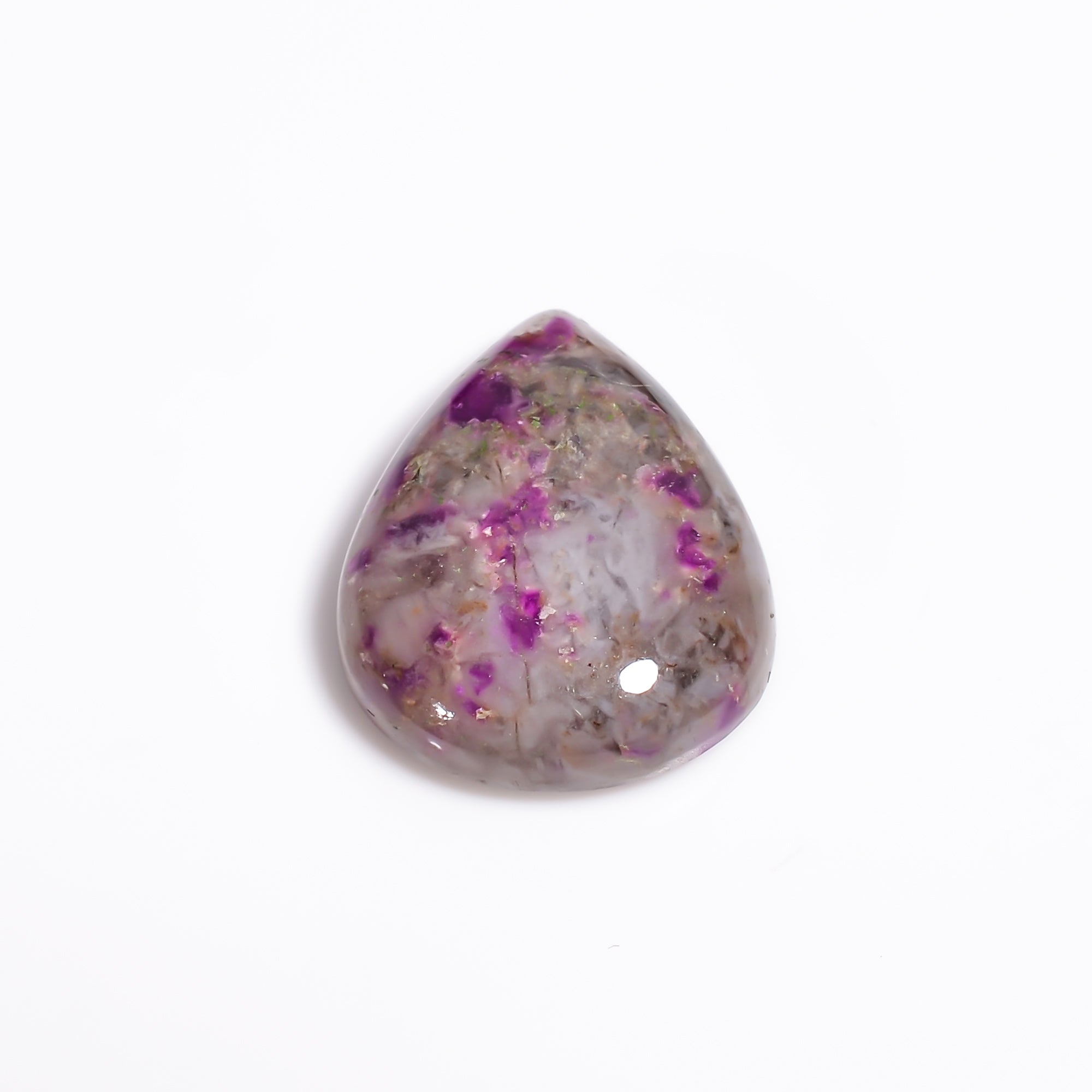 Sugilite Pear Shape Cabochon Loose Gemstone For Making Jewelry 12 Ct. 19X15X5 mm Y-9095