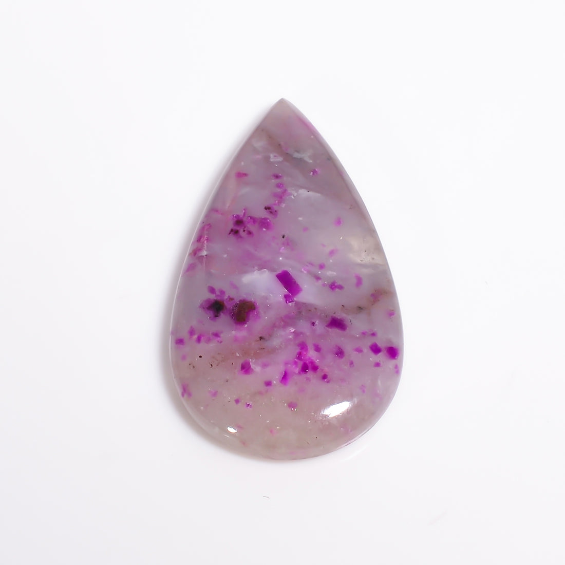Sugilite Pear Shape Cabochon Loose Gemstone For Making Jewelry 14.5 Ct. 28X16X4 mm Y-9097