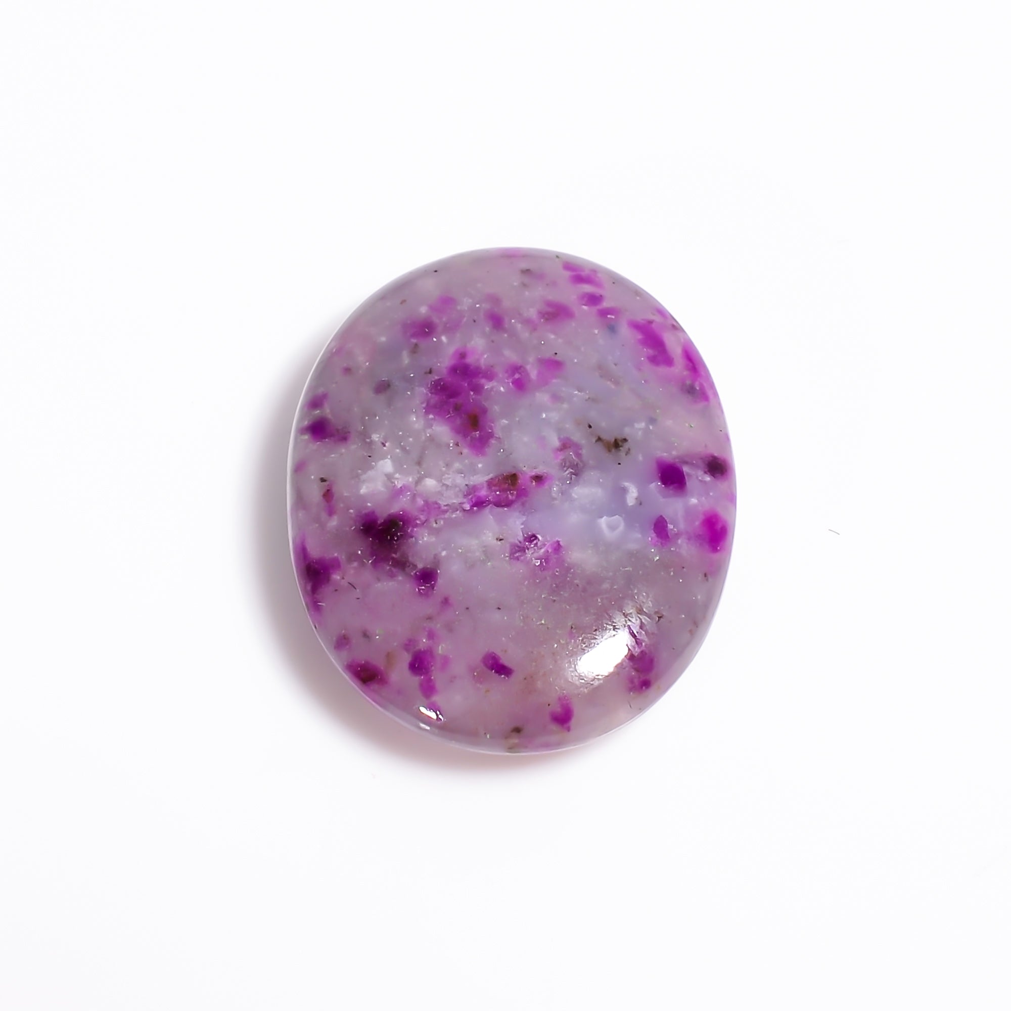 Sugilite Oval Shape Cabochon Loose Gemstone For Making Jewelry 11 Ct. 19X15X5 mm Y-9099
