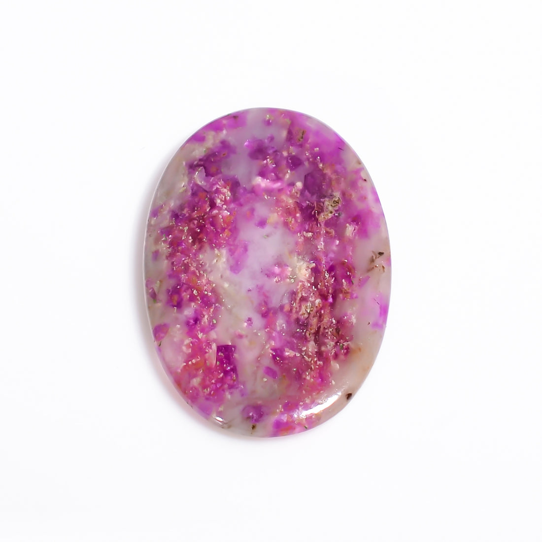 Sugilite Oval Shape Cabochon Loose Gemstone For Making Jewelry 8 Ct. 23X15X2 mm Y-9100