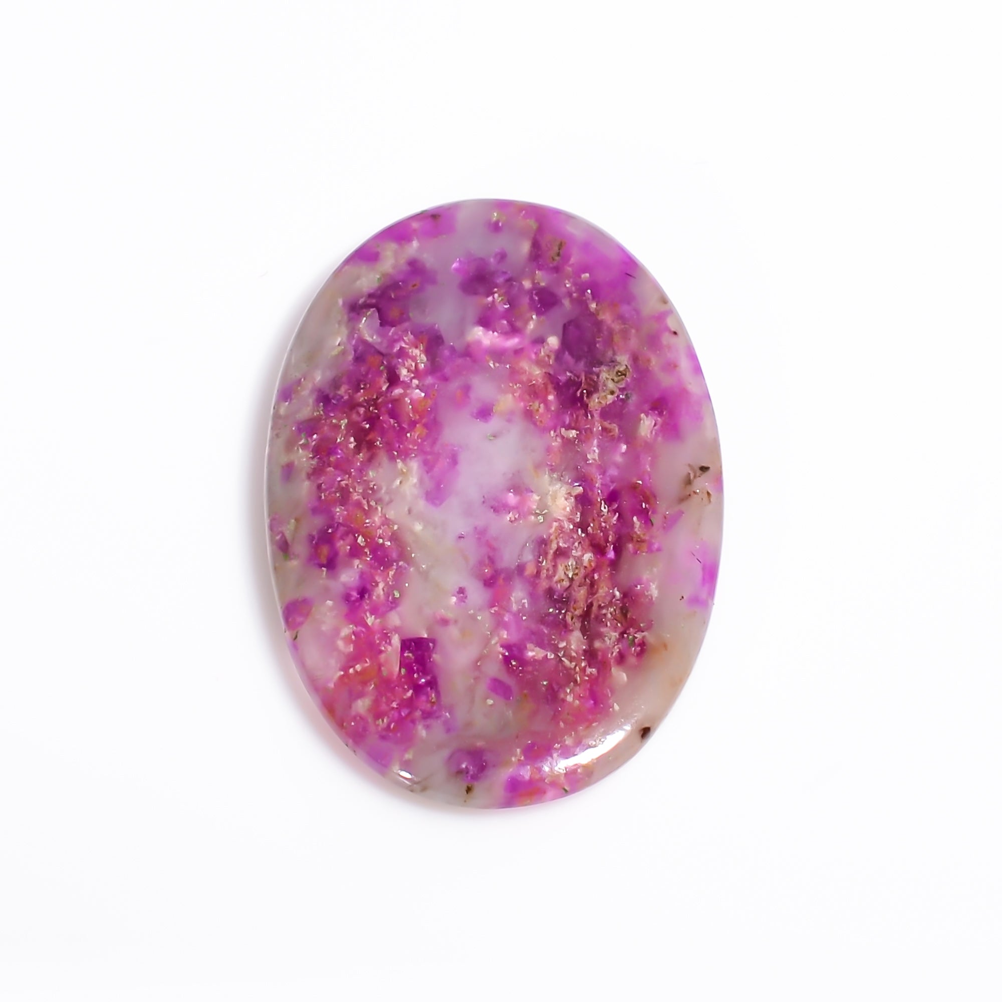 Sugilite Oval Shape Cabochon Loose Gemstone For Making Jewelry 8 Ct. 23X15X2 mm Y-9100