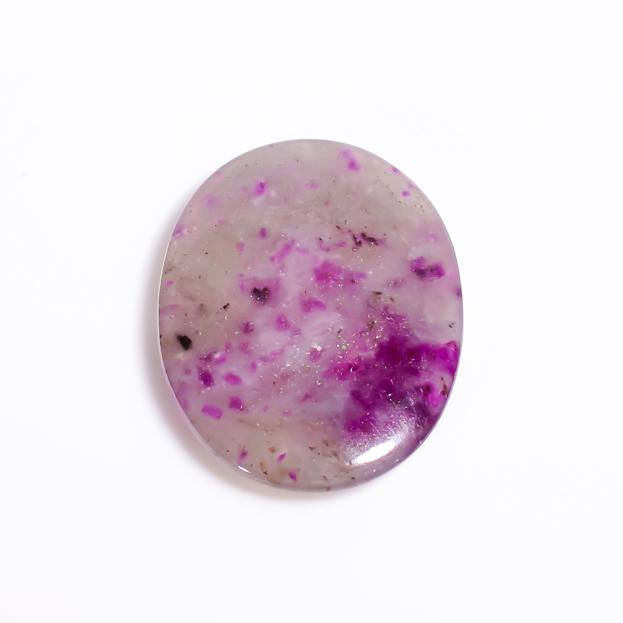 Sugilite Oval Shape Cabochon Loose Gemstone For Making Jewelry 11 Ct. 22X17X3 mm Y-9102