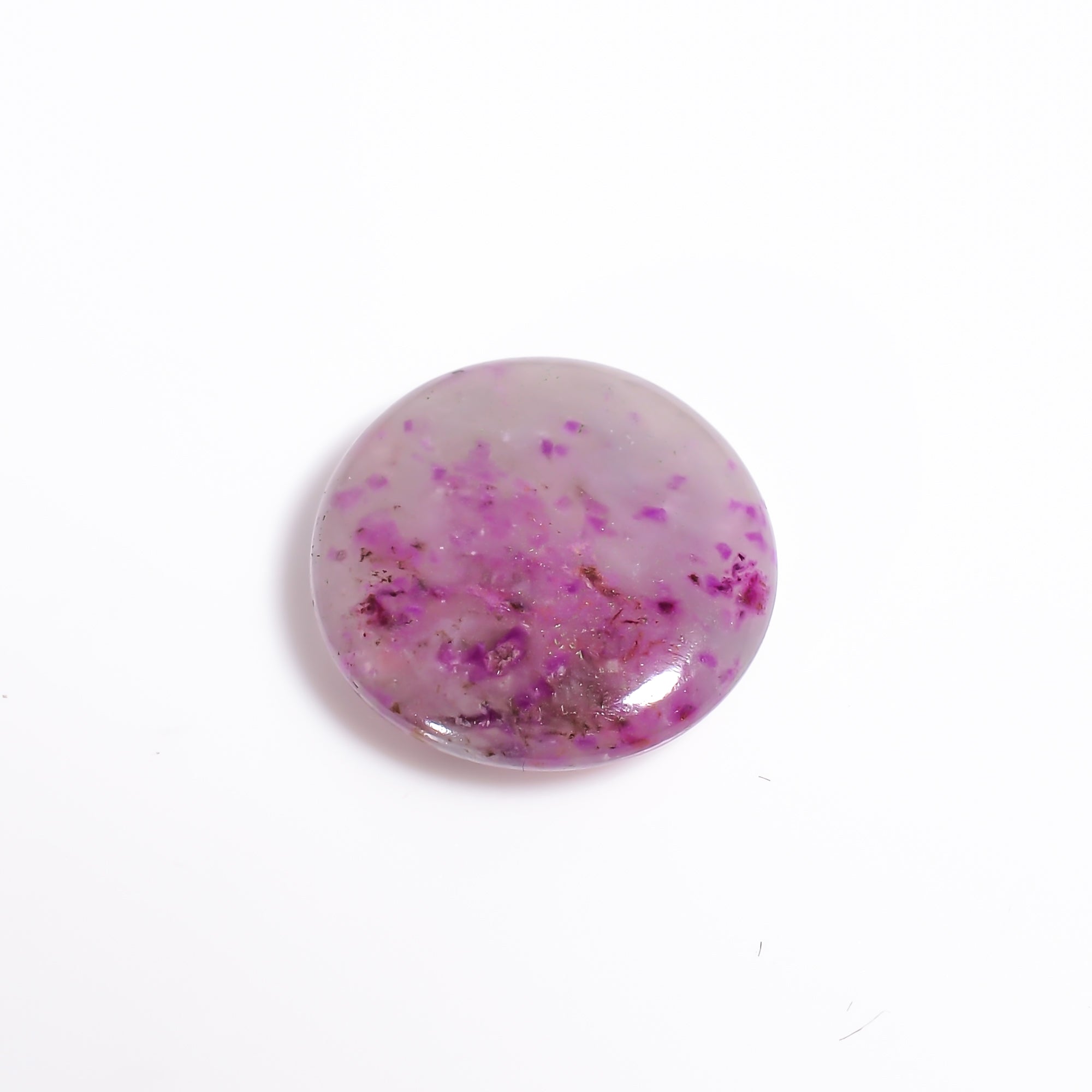 Sugilite Round Shape Cabochon Loose Gemstone For Making Jewelry 8 Ct. 15X15X4 mm Y-9104