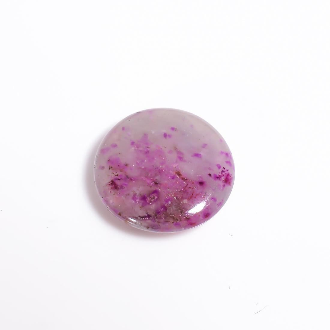 Sugilite Round Shape Cabochon Loose Gemstone For Making Jewelry 8 Ct. 15X15X4 mm Y-9104