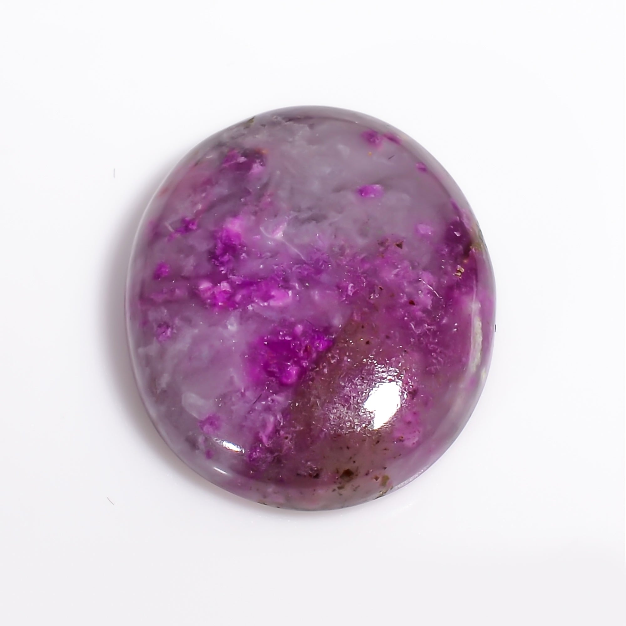 Sugilite Oval Shape Cabochon Loose Gemstone For Making Jewelry 8.5 Ct. 17X14X4 mm Y-9110