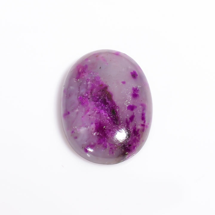 Sugilite Oval Shape Cabochon Loose Gemstone For Making Jewelry 6.5 Ct. 16X11X4 mm Y-9112
