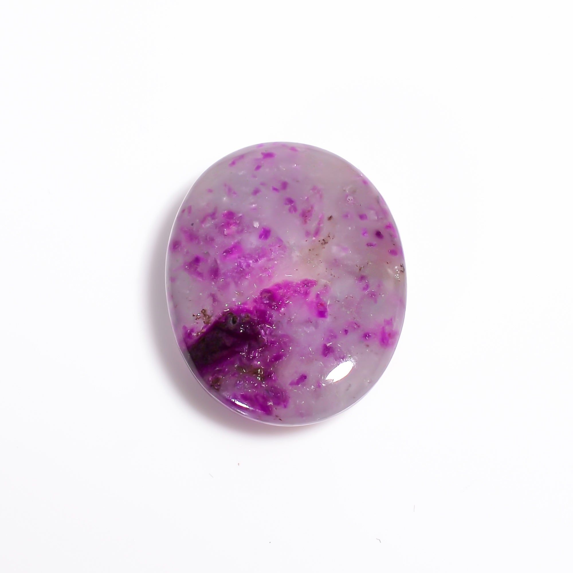 Sugilite Oval Shape Cabochon Loose Gemstone For Making Jewelry 16.5 Ct. 21X16X5 mm Y-9113