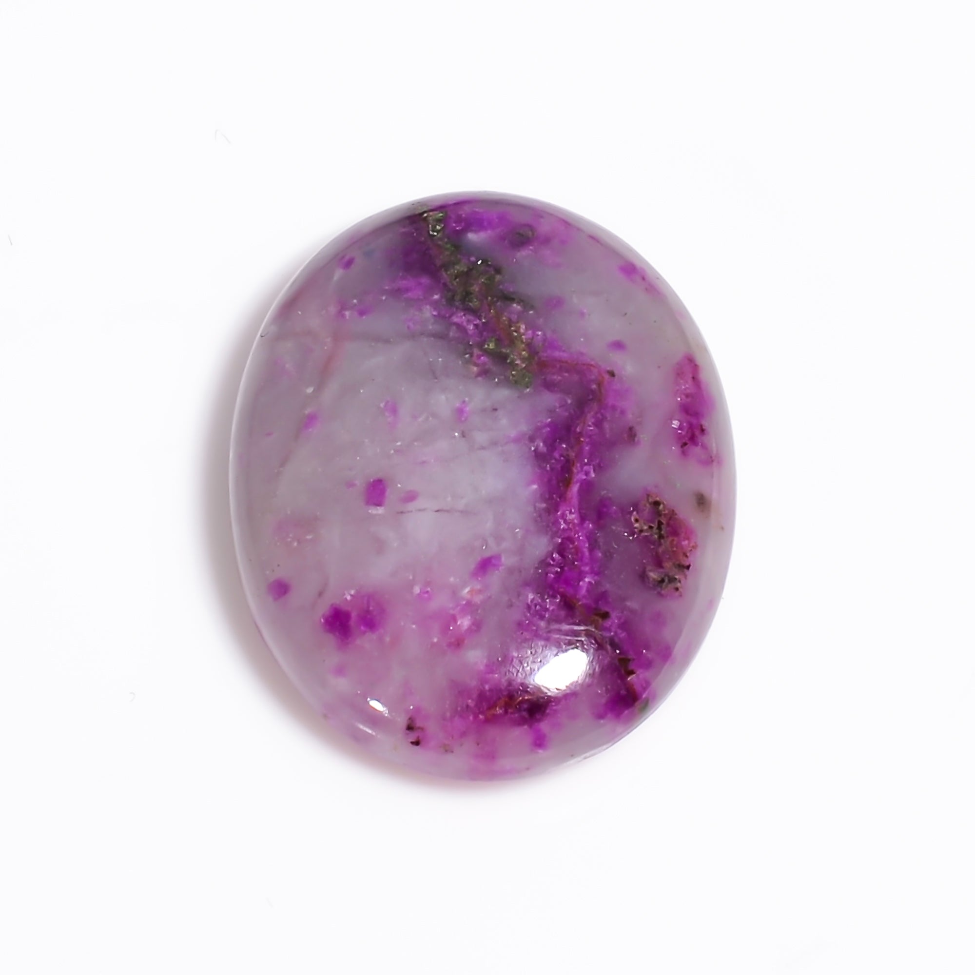 Sugilite Oval Shape Cabochon Loose Gemstone For Making Jewelry 15.5 Ct. 22X17X5 mm Y-9114