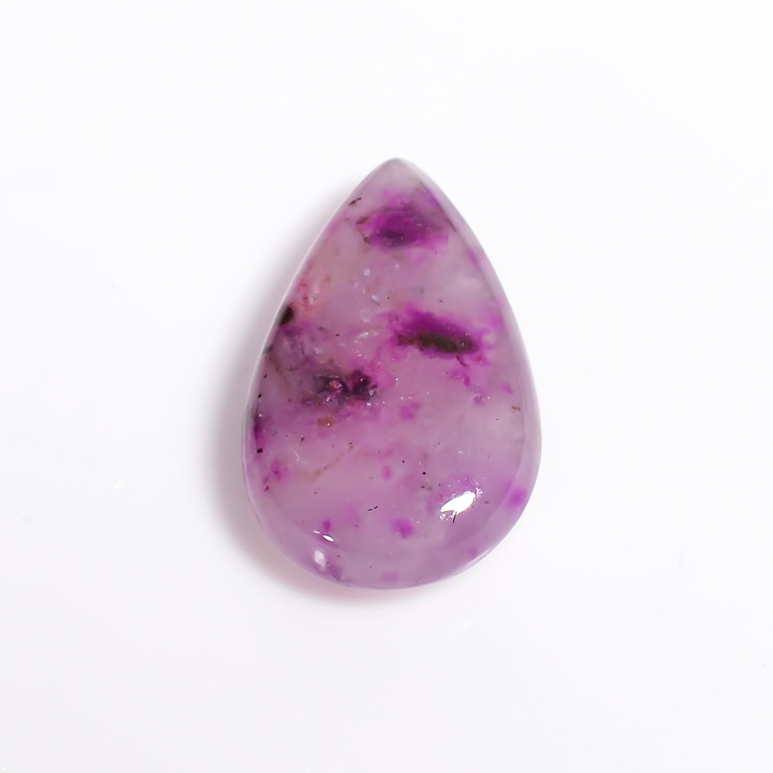 Sugilite Pear Shape Cabochon Loose Gemstone For Making Jewelry 4.5 Ct. 15X9X4 mm Y-9115