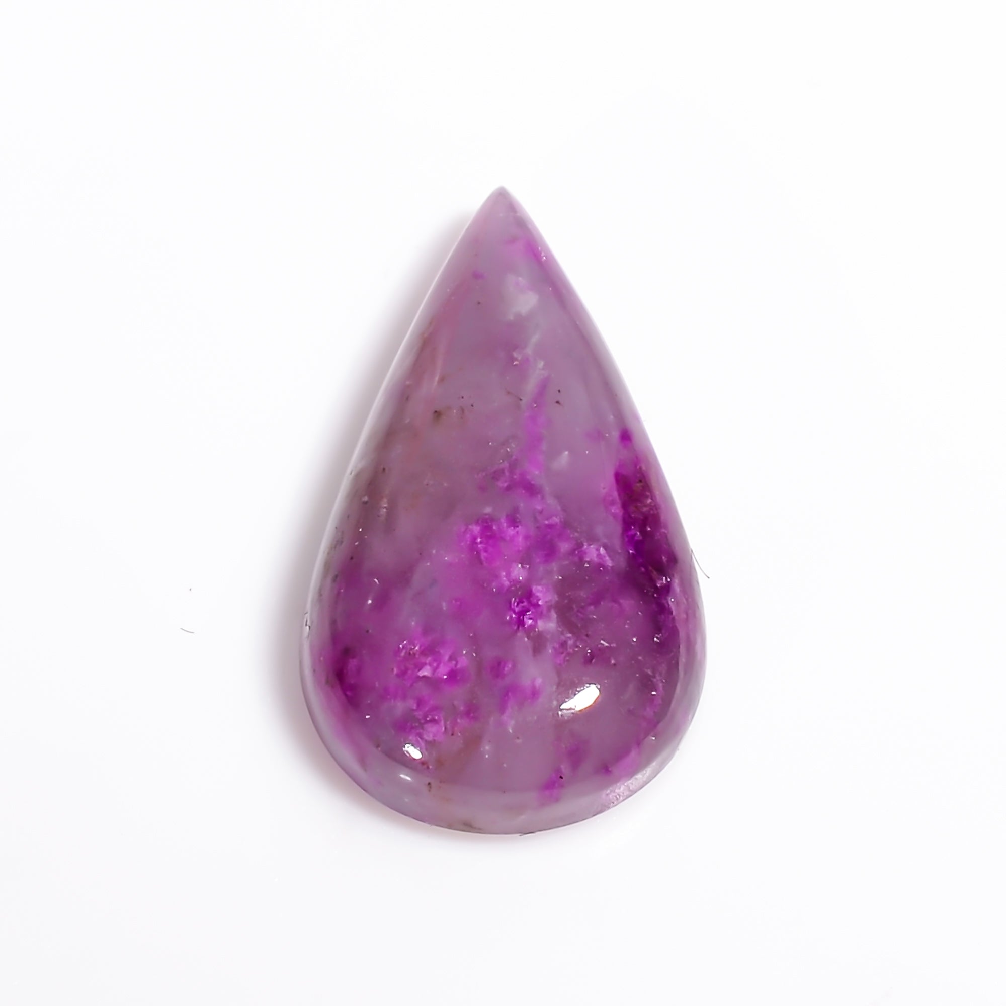 Sugilite Pear Shape Cabochon Loose Gemstone For Making Jewelry 6 Ct. 18X10X4 mm Y-9118