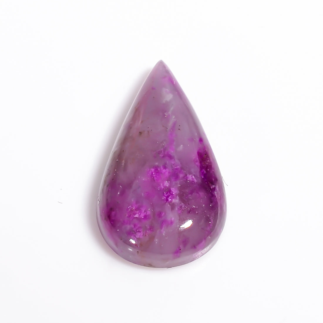 Sugilite Pear Shape Cabochon Loose Gemstone For Making Jewelry 6 Ct. 18X10X4 mm Y-9118