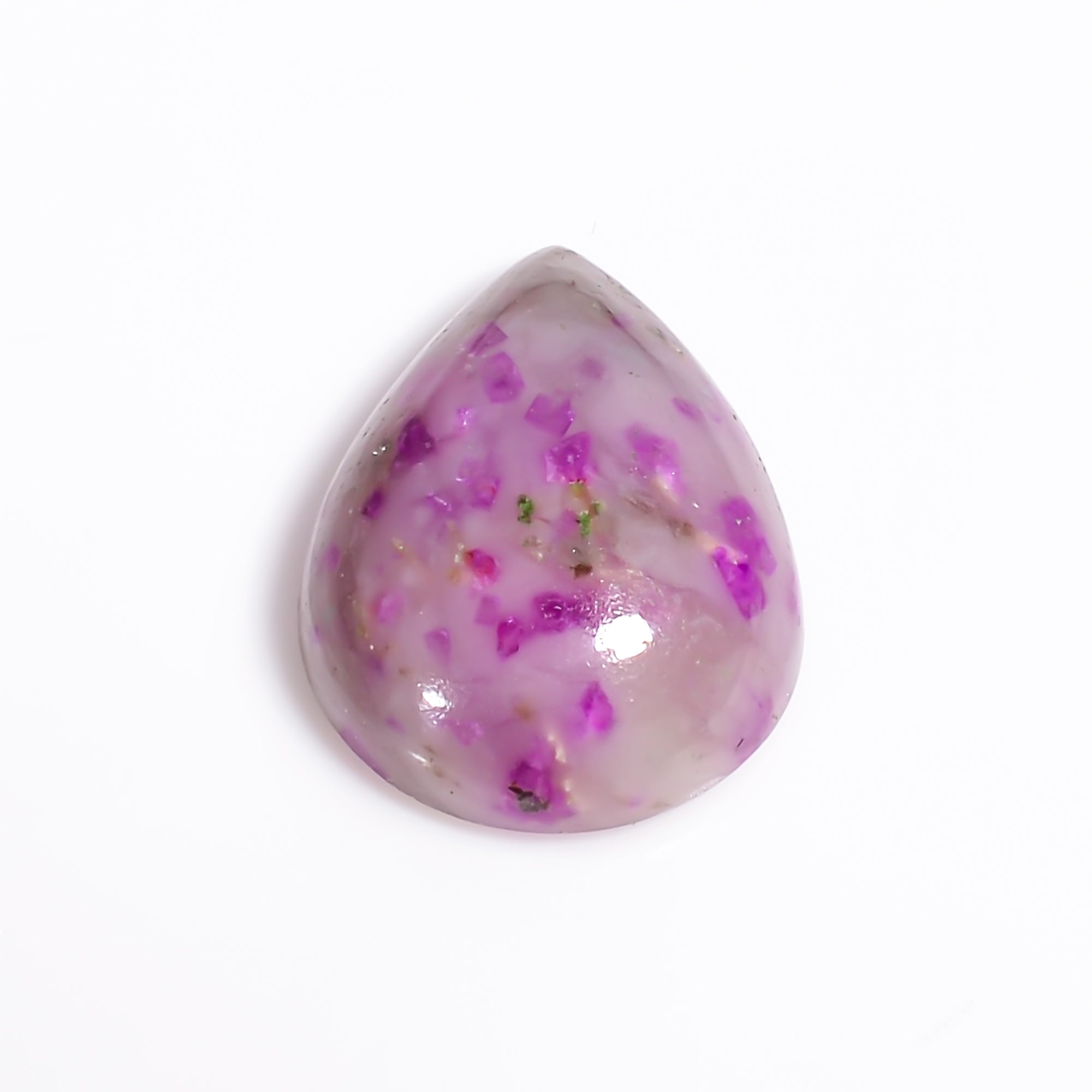 Sugilite Pear Shape Cabochon Loose Gemstone For Making Jewelry 6 Ct. 15X12X5 mm Y-9120