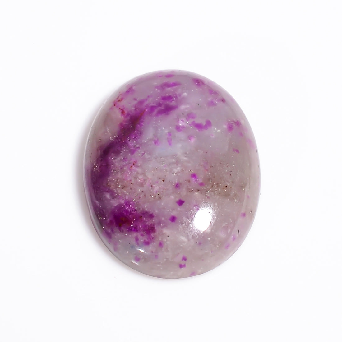 Sugilite Oval Shape Cabochon Loose Gemstone For Making Jewelry 12.5 Ct. 20X15X5 mm Y-9121