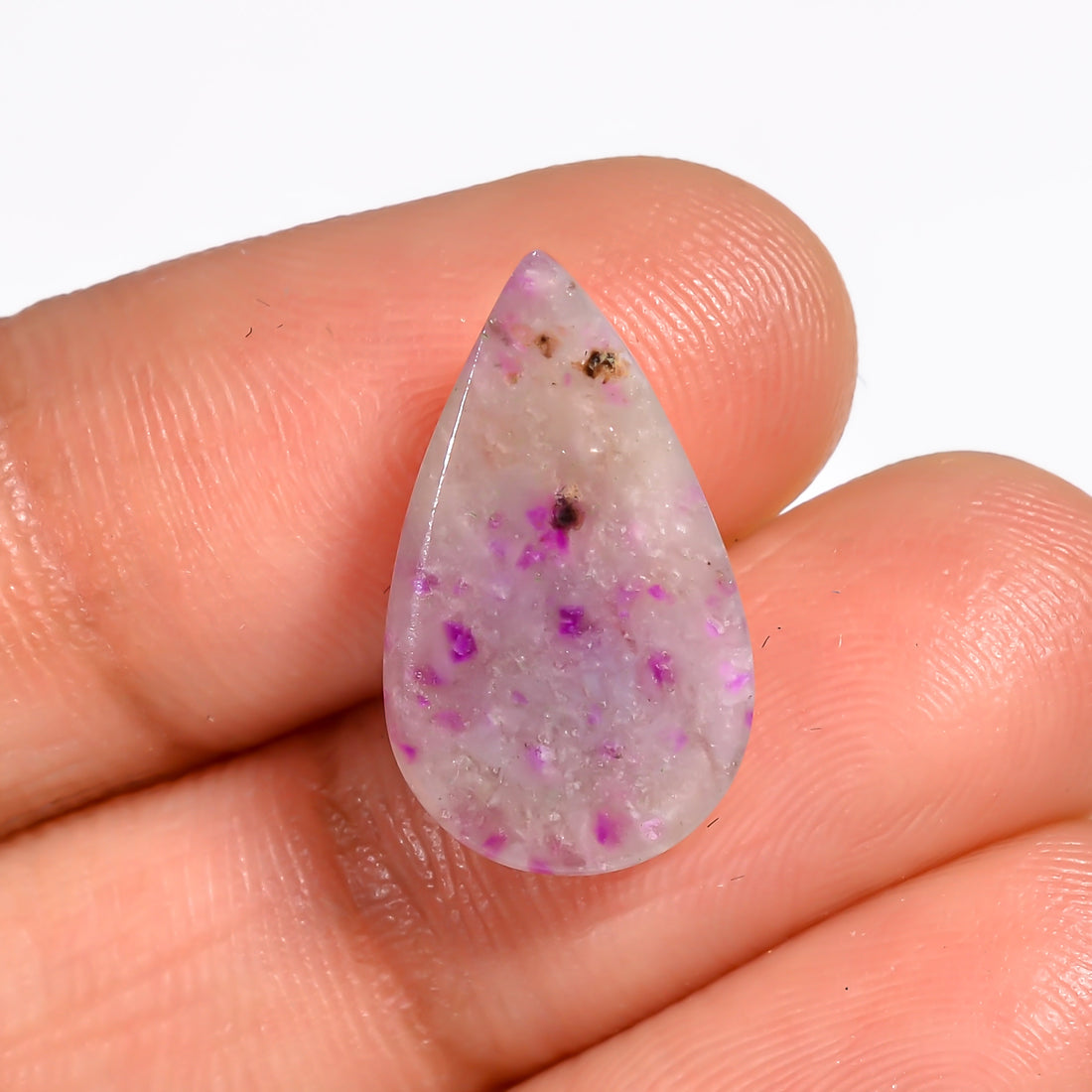 Sugilite Pear Shape Cabochon Loose Gemstone For Making Jewelry 5 Ct. 18X10X4 mm Y-9122
