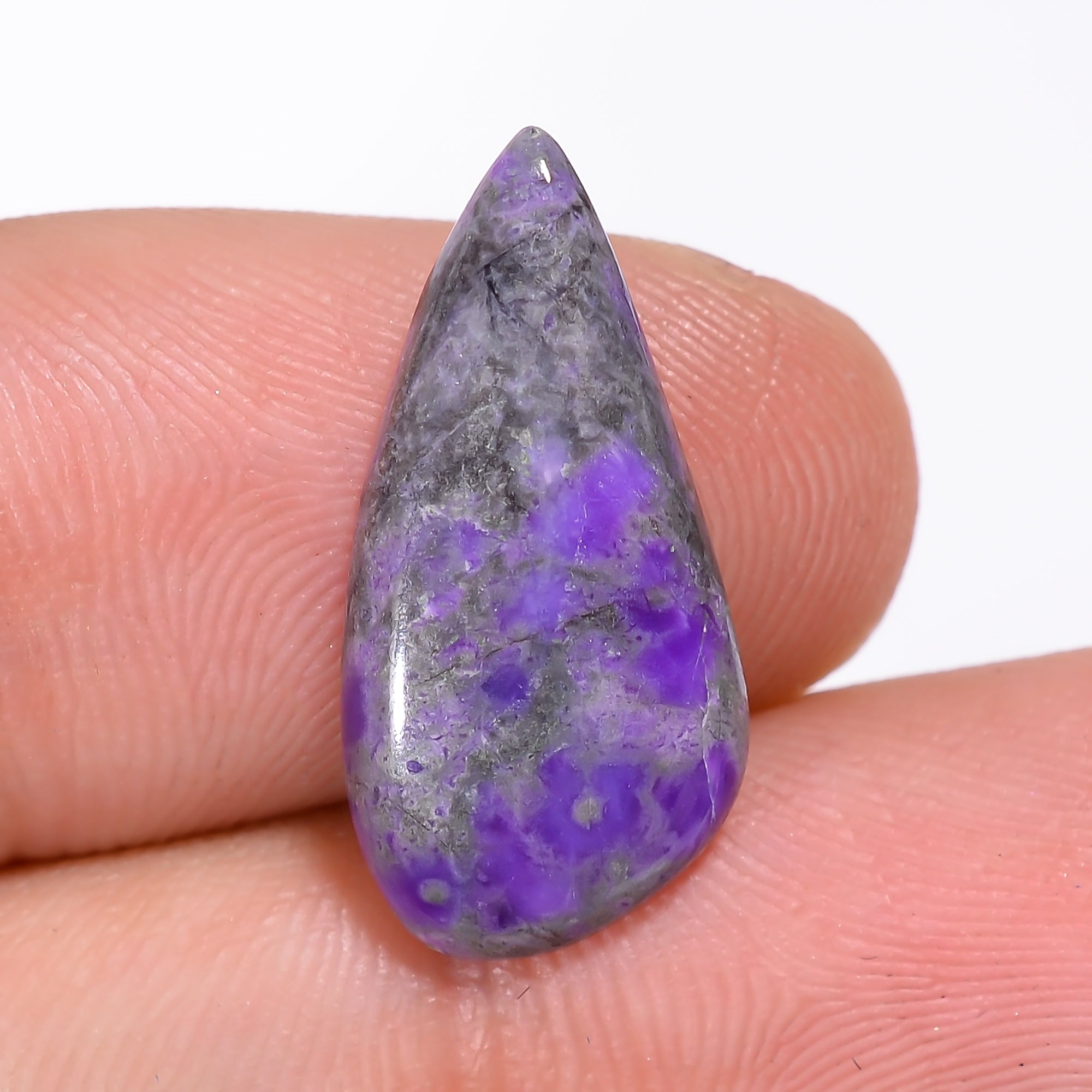 Sugilite Fancy Shape Cabochon Loose Gemstone For Making Jewelry 4.5 Ct. 20X9X3 mm Y-9314
