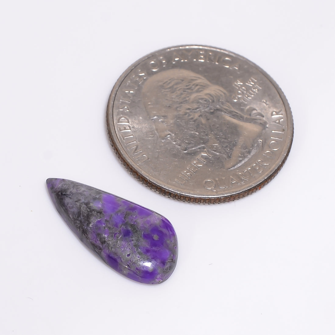 Sugilite Fancy Shape Cabochon Loose Gemstone For Making Jewelry 4.5 Ct. 20X9X3 mm Y-9314