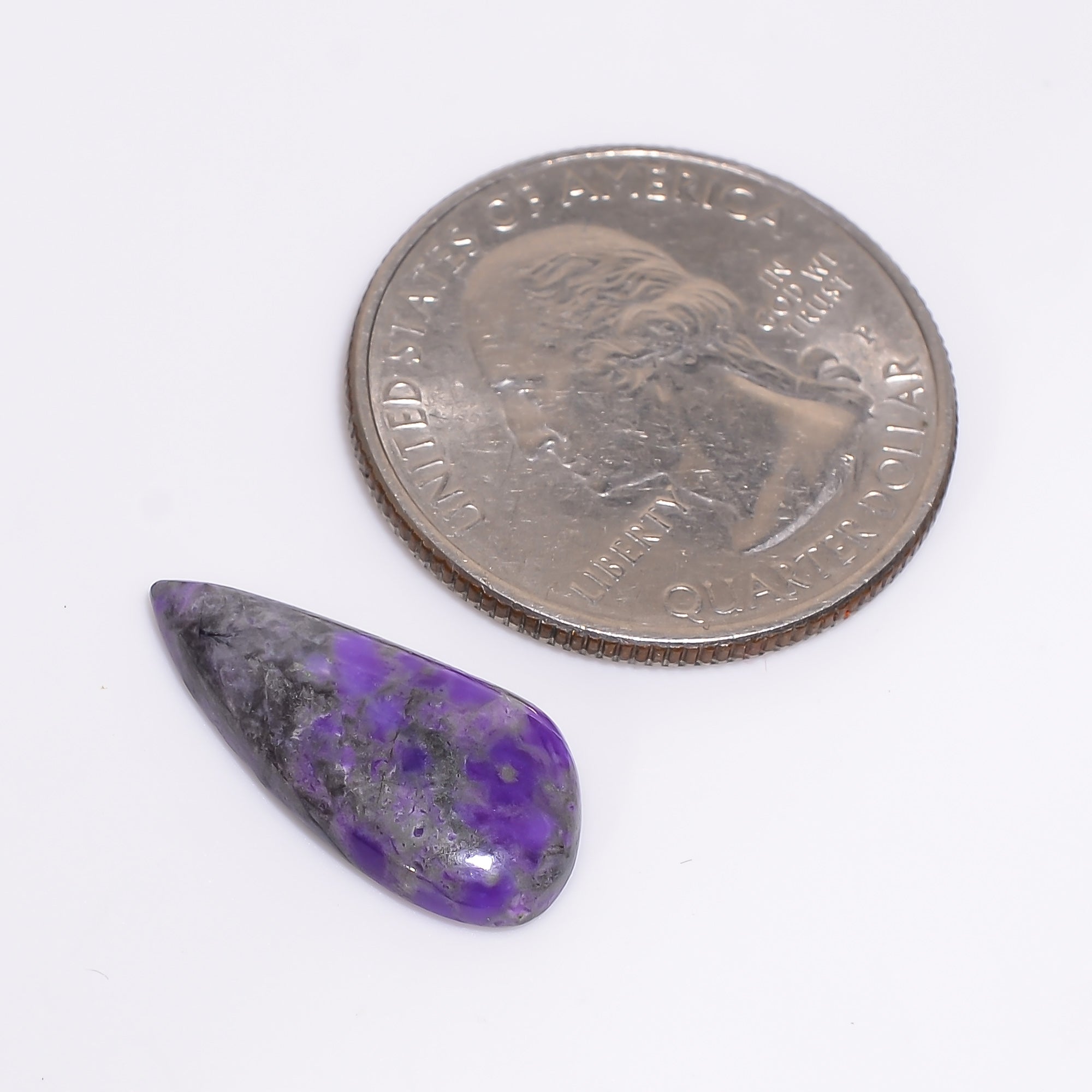 Sugilite Fancy Shape Cabochon Loose Gemstone For Making Jewelry 4.5 Ct. 20X9X3 mm Y-9314