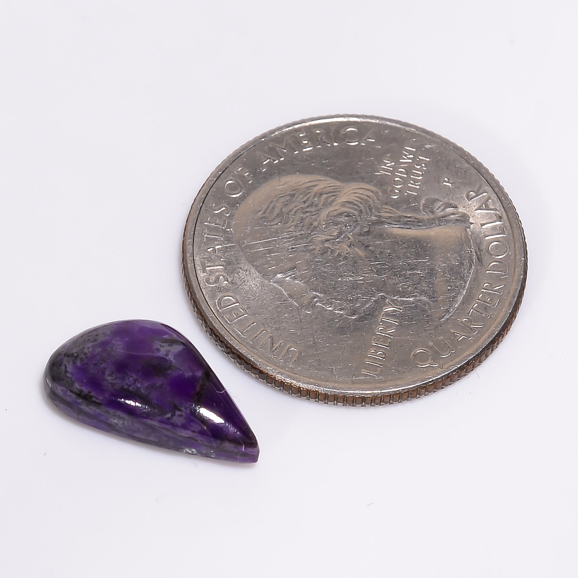 Sugilite Fancy Shape Cabochon Loose Gemstone For Making Jewelry 4.5 Ct. 16X9X4 mm Y-9316