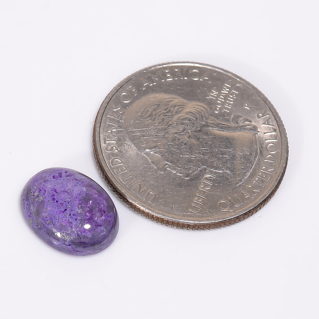Sugilite Oval Shape Cabochon Loose Gemstone For Making Jewelry 4.5 Ct. 12X10X4 mm Y-9330