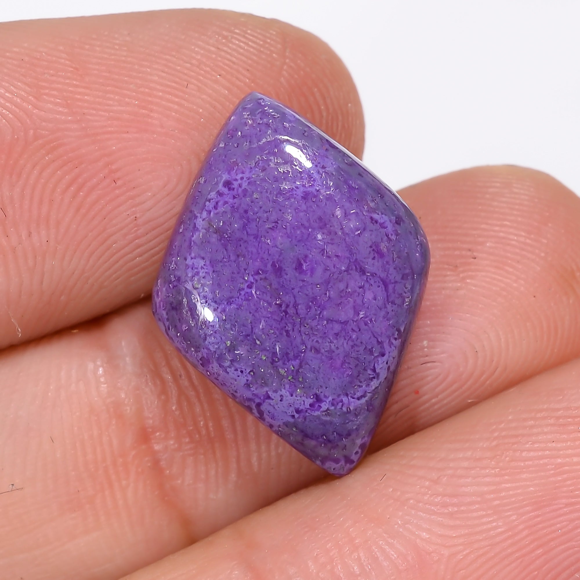 Sugilite Fancy Shape Cabochon Loose Gemstone For Making Jewelry 8 Ct. 18X13X4 mm Y-9346