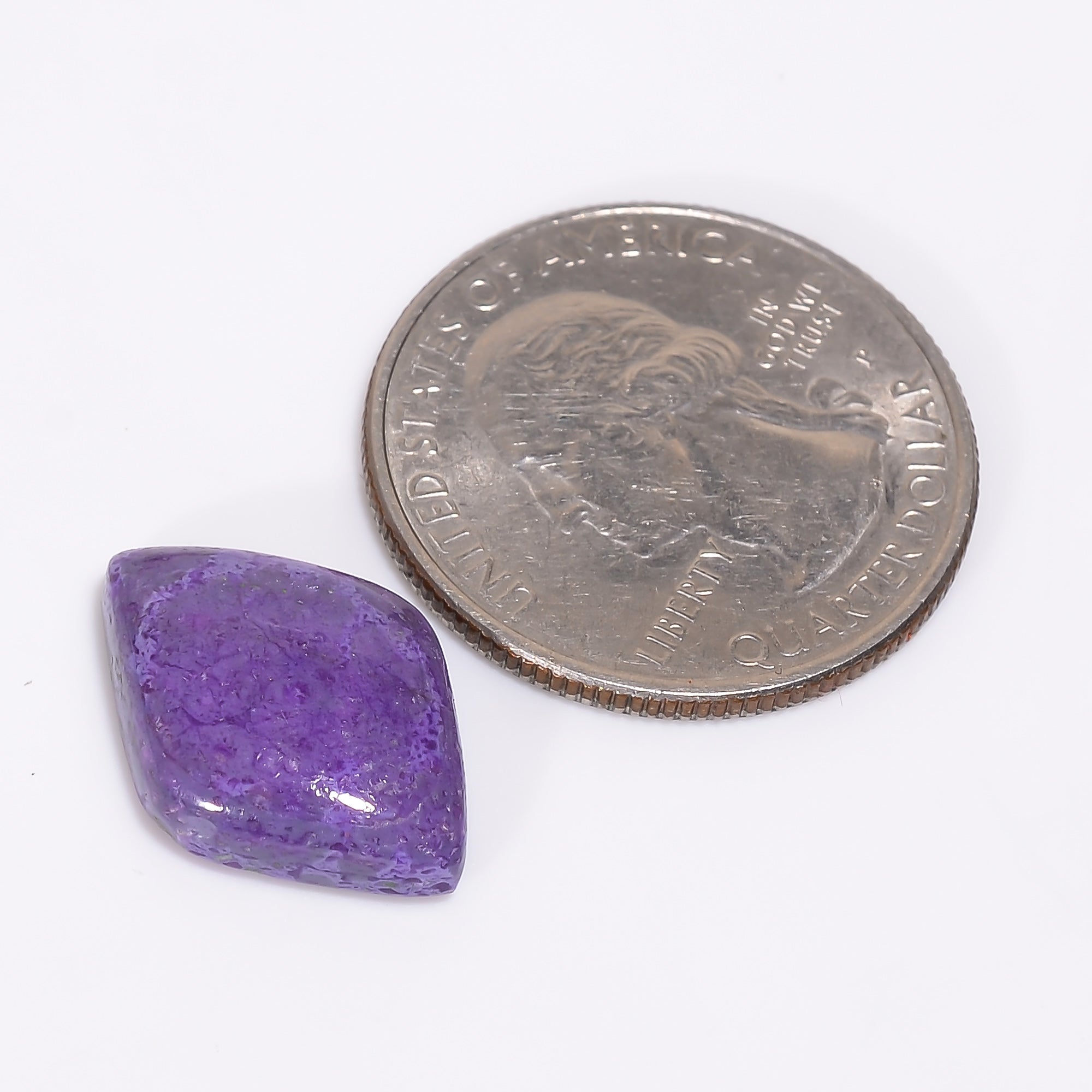 Sugilite Fancy Shape Cabochon Loose Gemstone For Making Jewelry 8 Ct. 18X13X4 mm Y-9346