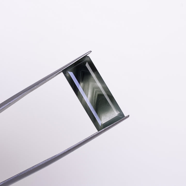 Green Phantom Quartz Rectangle Shape Cut Stone Loose Gemstone For Making Jewelry 8 Ct. 20X9X5 mm Y-9372