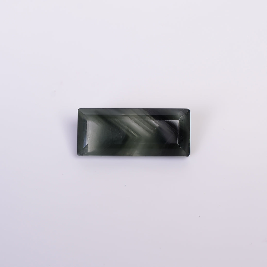 Green Phantom Quartz Rectangle Shape Cut Stone Loose Gemstone For Making Jewelry 8 Ct. 20X9X5 mm Y-9372