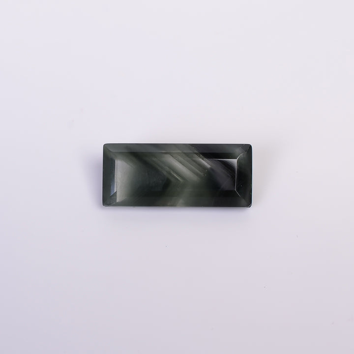 Green Phantom Quartz Rectangle Shape Cut Stone Loose Gemstone For Making Jewelry 8 Ct. 20X9X5 mm Y-9372