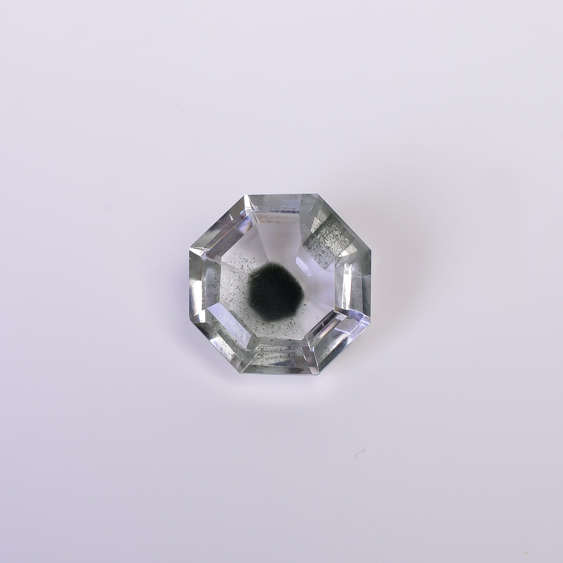 Green Phantom Quartz Octagon Shape Cut Stone Loose Gemstone For Making Jewelry 19 Ct. 18X18X9 mm Y-9374
